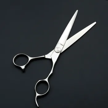

6.5 inch 440C silver bearing Salon Hair Cutting Scissors Hairdressing Professional Hair Scissors Shear Barber Scissors Haircut