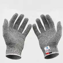 Профессиональные противоскользящие перчатки, стандарт CE, уровень 5, устойчивые к порезанию, Нескользящие защитные перчатки, многофункциональные для работы, дома, кухни