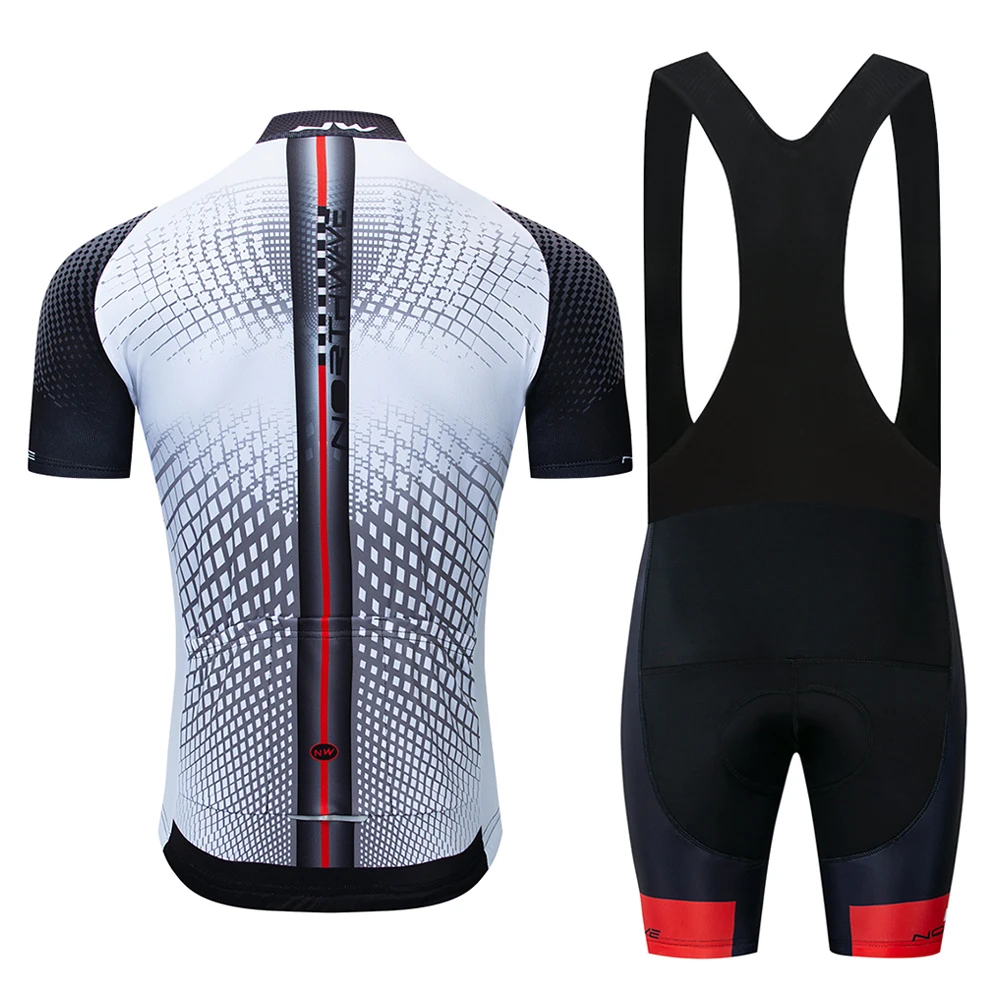 NW Men and Women Cycling Jersey Clothing Set Spring and Summer Men and Women Short Sleeve Breathable