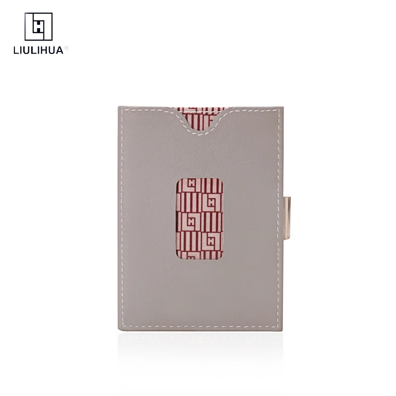

LLH Latest fancy travel magic leather wallet Fashionable Male short wallet Leather Men's Money Clip multifunction men wallet
