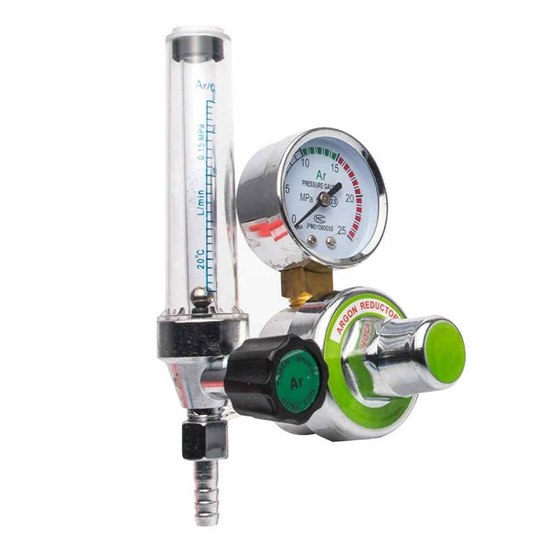Argon CO2 Mig Tig Flowmeter Regulator Welding Regulator Gauge Gas Welder