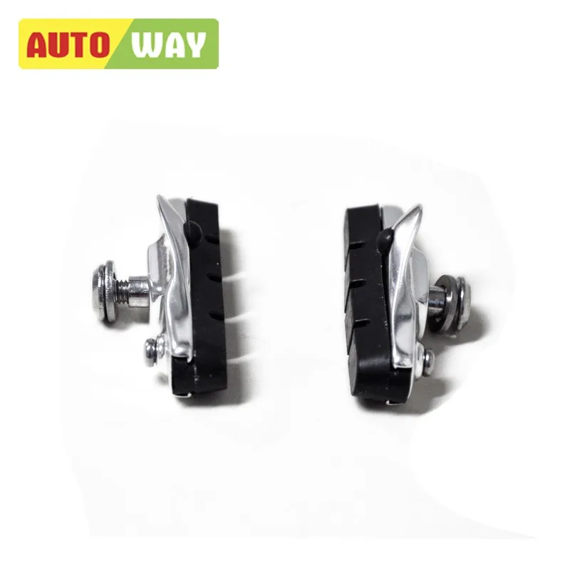 Autoway 2 пары резиновых тормозных колодок SJ240 mtb велосипед v-brake shose для shimano ultegra тормозные блоки карбоновые колеса тормозная колодка