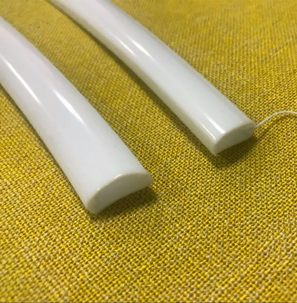 

flexible milky PVC tube;used for 8mm/10mm/12mm wide flexible strip
