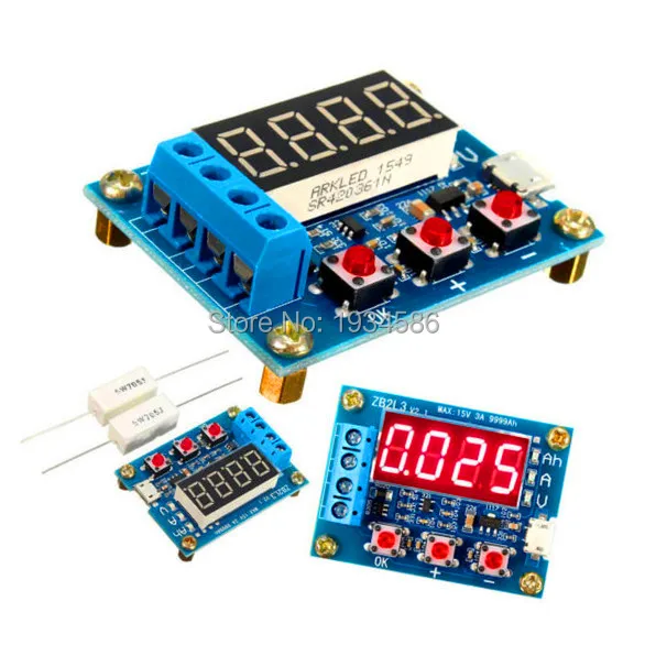 

1.2-12v Digital Battery Capacity Meter Checker 18650 li-ion lithium Lead-acid Discharge Tester Current Voltage Monitor Module