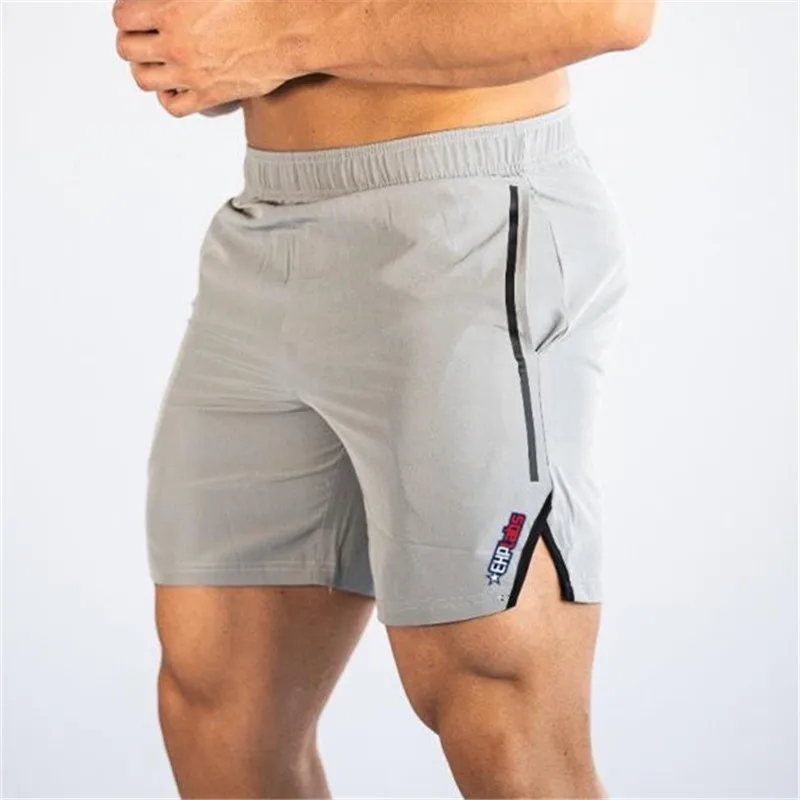 Новые летние мужские фитнес бодибилдинг дышащие быстросохнущие Короткие тренажерные залы Мужские Беговые брюки в повседневном стиле модные шорты m-xxl