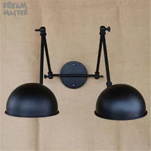 Настенный светильник с двойным поворотным кронштейном, прикроватный, новинка, внутренний светильник, Современный Настенный бра, настенные светильники для спальни, светильник для чтения, E27, светильник, ing, Декор