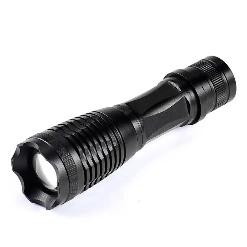 Powerful led flashlight T6 LED Rechargeable Zoomable Waterproof Flashlight Torch Bike Light+Charger by 18650 battery #3S27 (6)