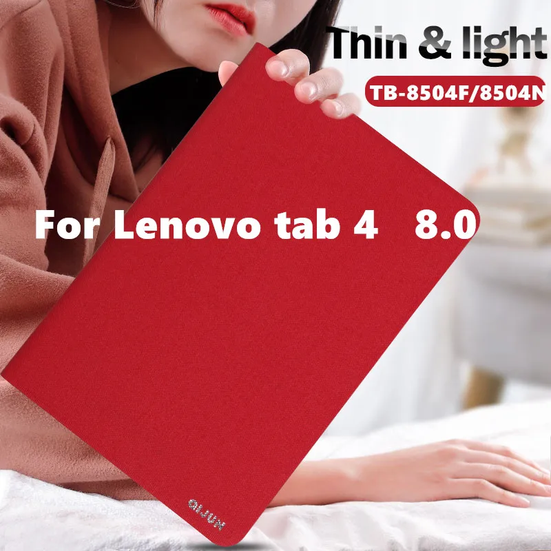 Чехол для Lenovo Tab 4 8 дюймов планшет TB 8504F/8504N 2017 выпуск с подставкой защитный чехол