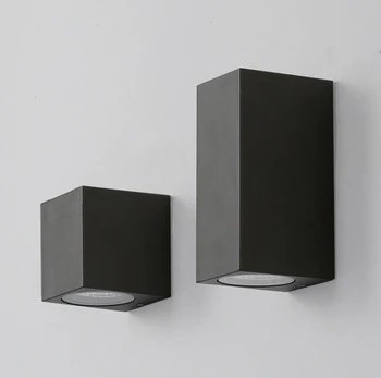 

Modern LED Wall Light Aluminum Outdoor Waterproof Wall Lamp Garden Porch Patio Aside Front Door Wall Lights