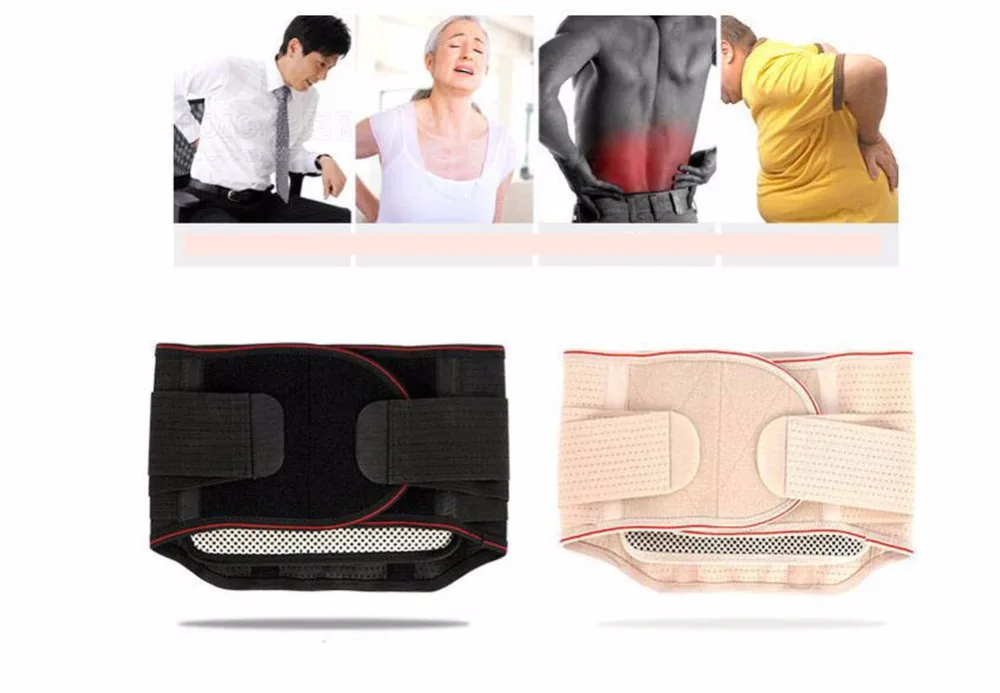 Adjustable Tourmaline Belt Self-heating Magnetic Therapy Waist Belt Lumbar Support Back Waist Support Adjustable Tourmaline Belt Self-heating Magnetic Therapy Waist Belt Lumbar Support Back Waist Support