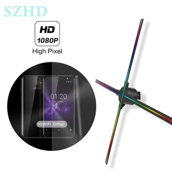 Goedkoop 2020 3d Hologram Led Licht Fan Reclame Display