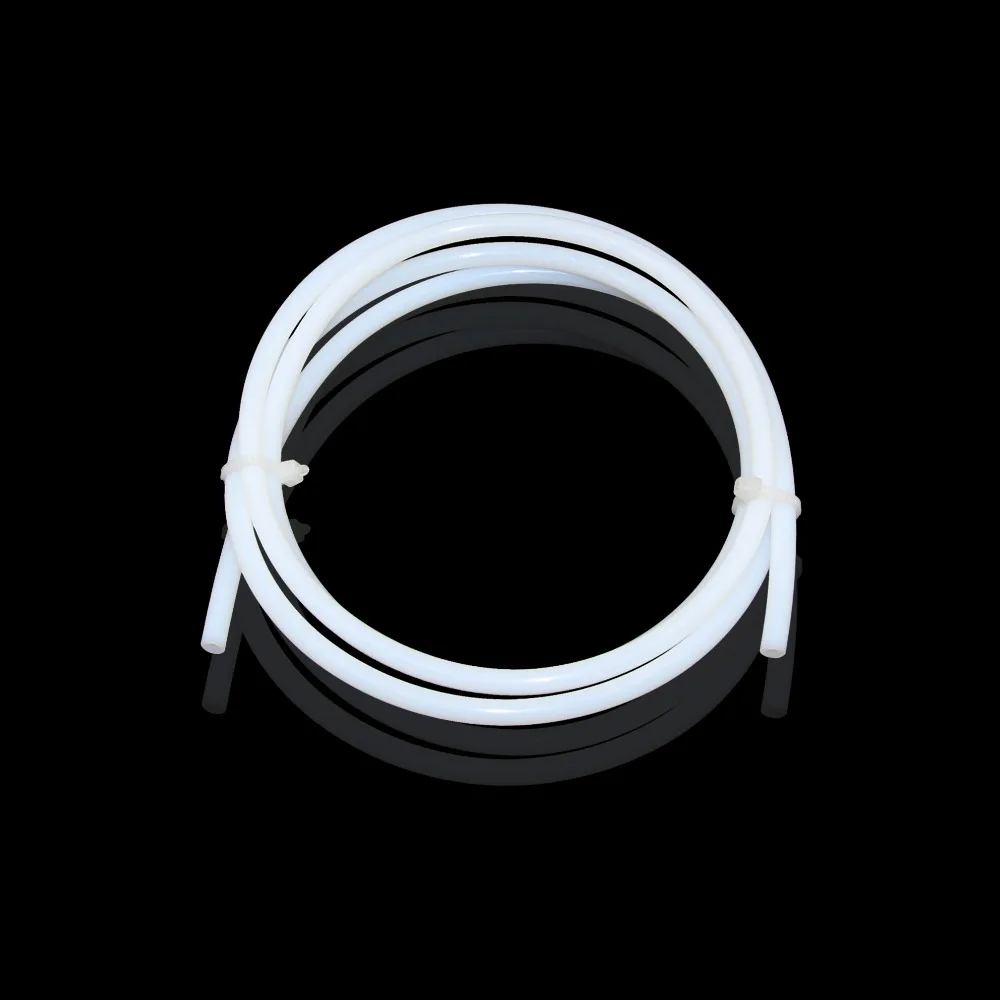 1 متر 3D طابعات المستوردة واضح/أبيض PFA PTFE أنبوب تفلون الأنابيب ، j-رئيس hotend RepRap روستوك بودين الطارد 2x3 2x4 3x4 4x6