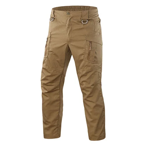 TACVASEN мужские быстросохнущие камуфляжные брюки армейские брюки карго военные тактические брюки летние охотничьи брюки для стрельбы SH-WSD-02 - Цвет: Khaki
