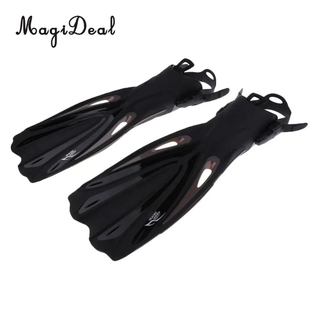 MagiDeal Premium Scuba Diving Swimming Snorkeling Training Aid Fins Foot Flippers for Adult Men Women Water Sports