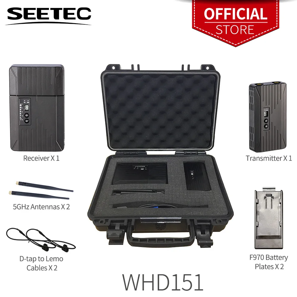 US $1.799.00 SEETEC WHD151 150m SDI HDMI Wireless Video Transmission System 1080P HD Video Broadcast Transmitter And Receiver For Filmmaking