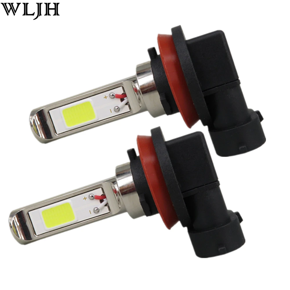 WLJH 2x30 Вт COB Led H8 Автомобильная противотуманная фара, светильник для Chevrolet Cruze Captiva Sport Camaro Sonic Spark 2013