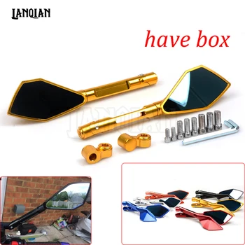 

Mirrors Motorcycle accessories side Mirror CNC aluminum Mirror Rearview For Yamaha Tmax 500 tmax-530 XJR 400 1300 fz6 r6 fz1 r1