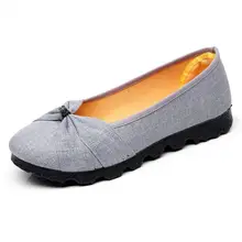 Женская парусиновая обувь; Женские Повседневные балетки на плоской подошве; лоферы; дышащая теннисная обувь; feminino sapato espadrilles; женская обувь