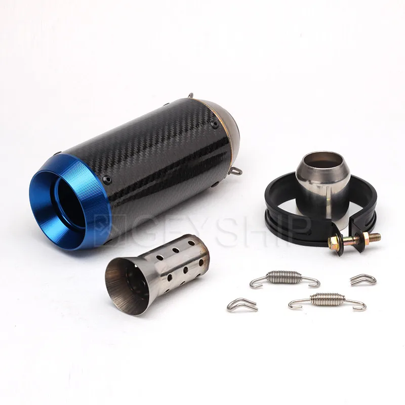 Universal motocicleta Escape Akrapovic silenciador Pit Bike Escape Pot para R6 R3 R15 NC750X RC 390 GSR 600 Z900 ER6N CB1000R R1