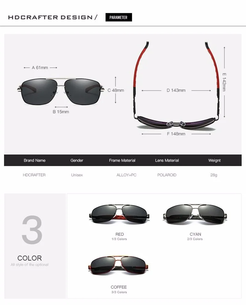 Брендовые дизайнерские солнцезащитные очки, мужские поляризованные очки для вождения, спорта на открытом воздухе, солнцезащитные очки для мужчин, высокое качество, gafas de sol