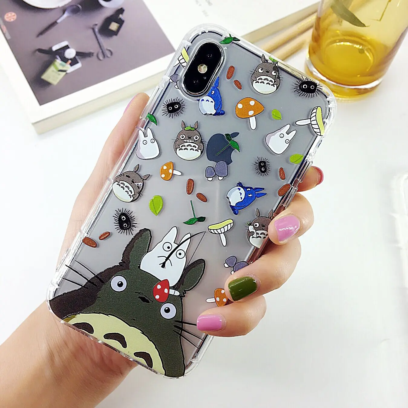 Чехол подушка из ТПУ с мультяшным рисунком Renda для iphone XS Max XR X 8 7 Plus 11 Pro Max|Бамперы| |