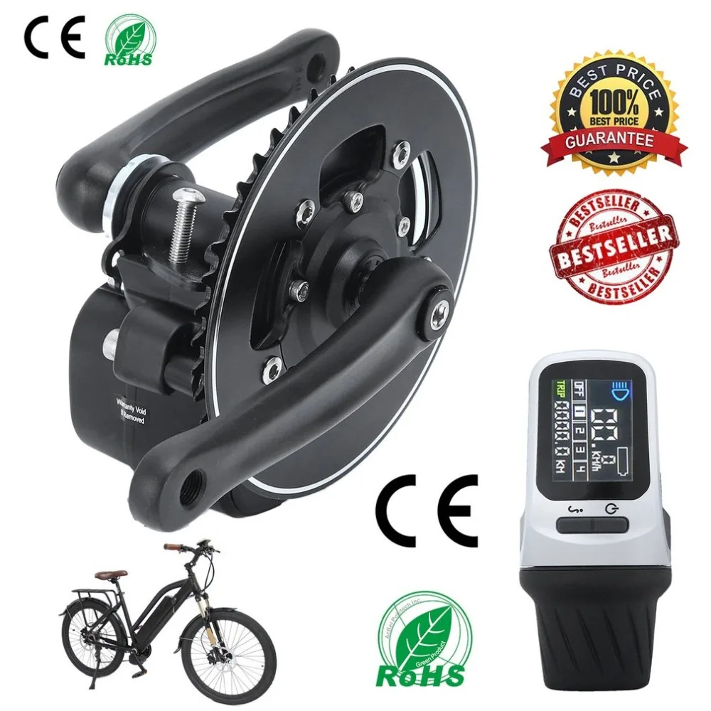 

TONGSHENG XH18-LCD TSDZ2 High Speed 36V 250W Mid Centre Motor Kit LCD Display E-bike Mid Drive Motor Electric Bicycle Motor