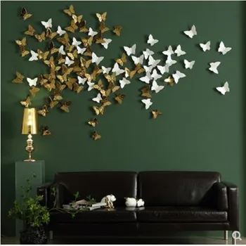 

Three-dimensional butterfly wall stickers, creative three-dimensional wall decoration wall hanging, home wall decorations