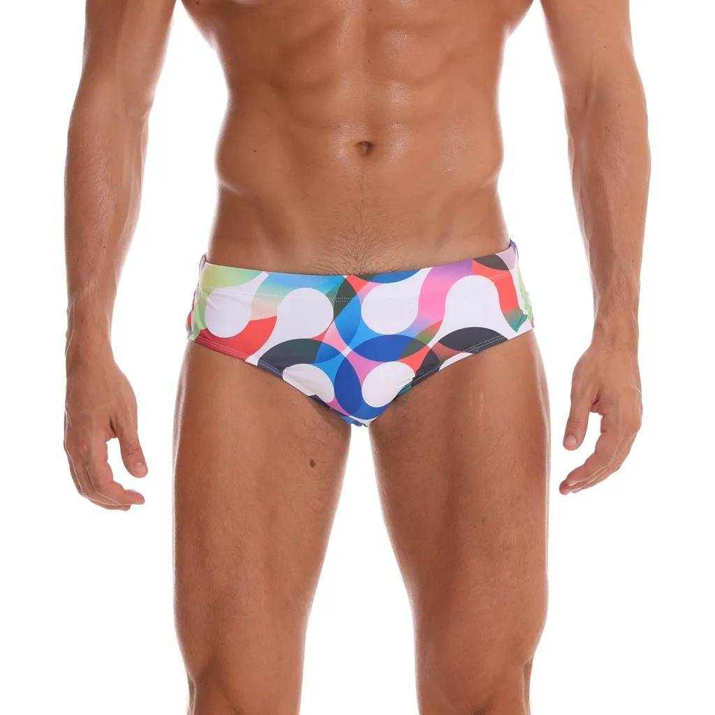 Купальные трусы, мужские плавки, штаны, тонкие, дышащие, с принтом, нижнее белье, быстросохнущие, для пляжа, летний купальник, бикини, сексуальный