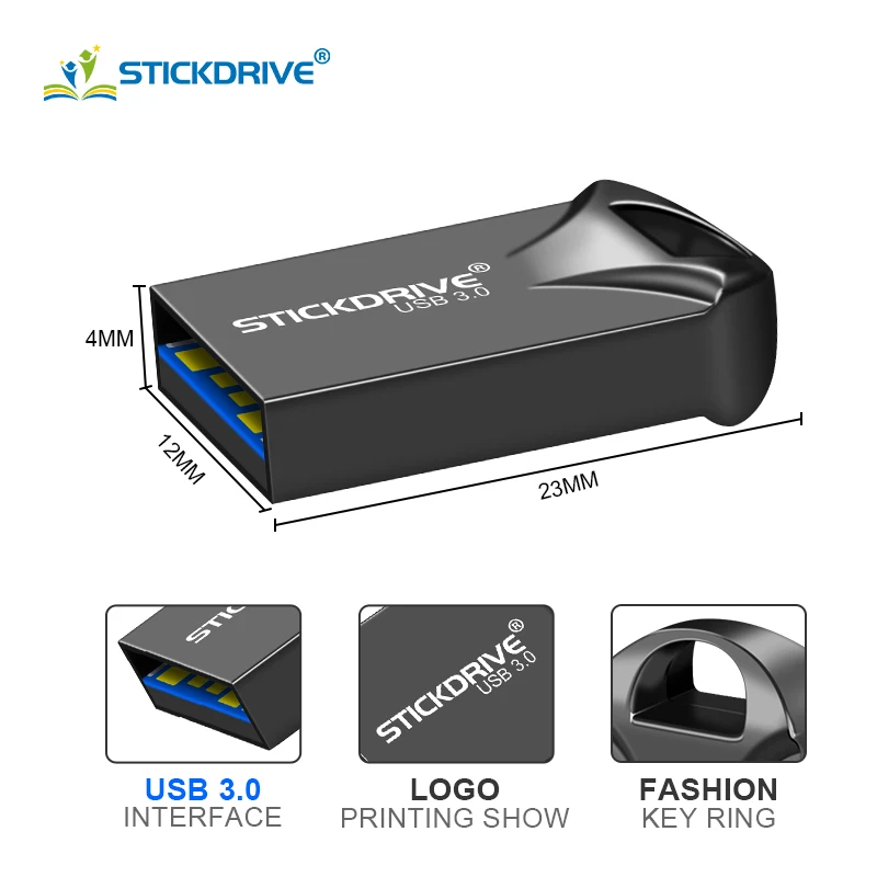 Высококачественный флеш-накопитель USB 3,0 флеш-накопитель 128 Гб 64 Гб карта памяти 32 Гб 16 Гб флеш-накопитель mini cle usb флеш-накопитель Подарочный Брелок