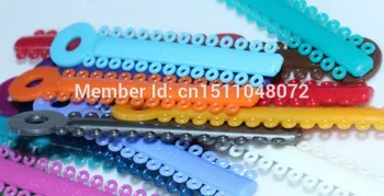 

free shipping 80pcs Dental Orthodontic ligature ties Multi-color
