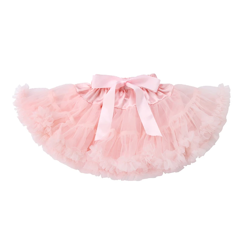 Г. Детские юбки для новорожденных девочек пушистая юбка-пачка, праздничная юбочка принцессы, балетная юбочка, одежда милая Новинка - Цвет: Light Pink