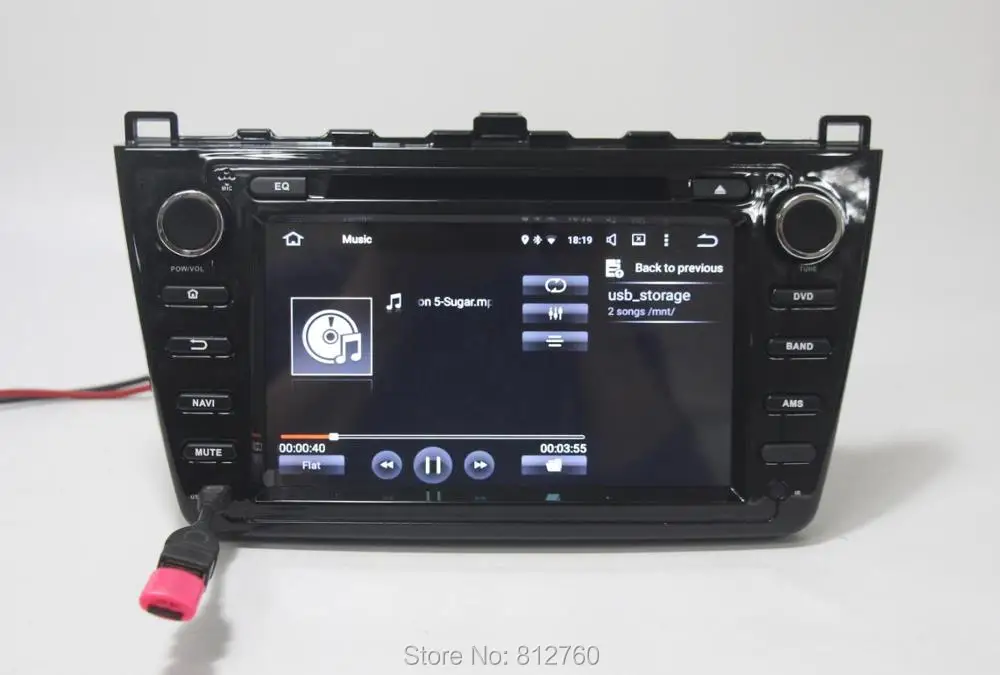 Discount Octa core 4G RAM Android 9.0 car dvd gps For Mazda 6 2008 2009 2010 2011 2012 Autoradio Multimedia Car Radio Stereo Wifi 4G 11