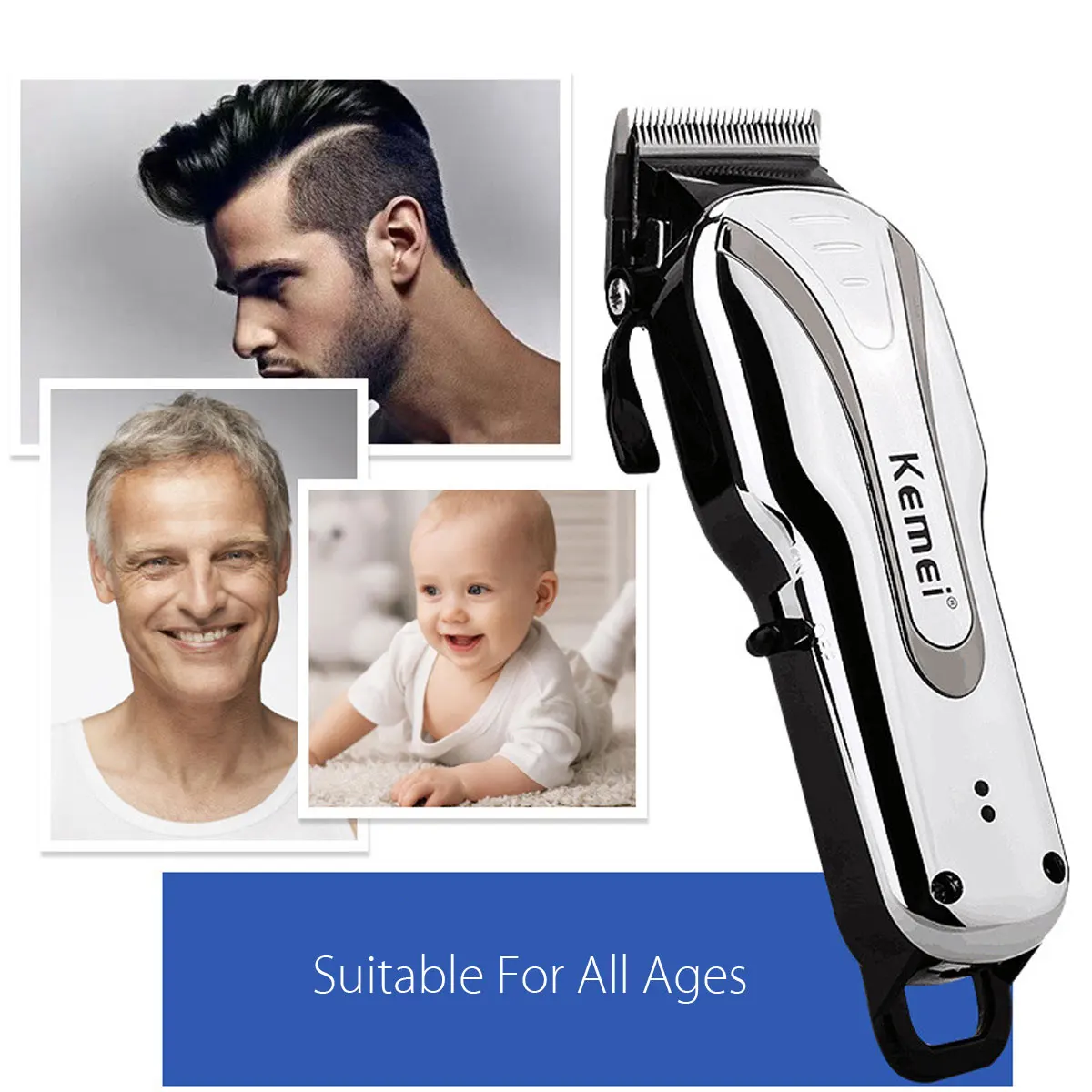 110V-240V Rechargeable Hair Clipper Professional Hair Trimmer Cordless Men Grooming Electric Shaver Machine Hair Cutting Beard 110V-240V Rechargeable Hair Clipper Professional Hair Trimmer Cordless Men Grooming Electric Shaver Machine Hair Cutting Beard
