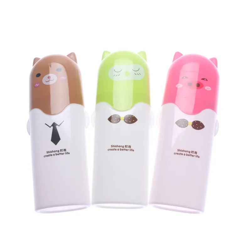 

Plastic Cartoon Panda Bear Pig Protable Storage Box Tooth Brush Toothpaste Towel Cup Mug Toilet Organizer Tool home Furniture
