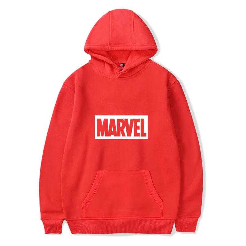 

2019 Marvel Hoodies Women Brand Long Sleeve Solid Color Hooded Sweatshirt Mens Hoodie Tracksuit Sweat Coat Casual Sportswear