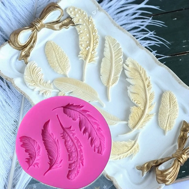 

1pcs UV Resin Jewelry Liquid Silicone Mold Feather Feather Resin Molds For DIY Handwork Jewelry Finding Accessories