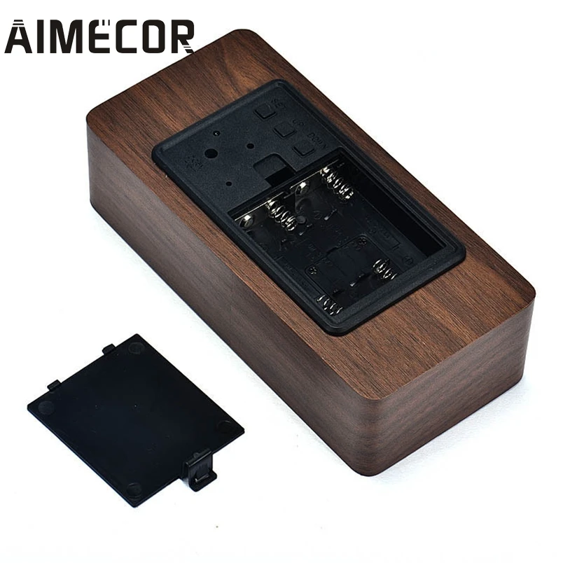Aimecor 147*39*70 мм Температурный Дисплей управление звуками электронный настольный светодиодный будильник* 30 подарок падение