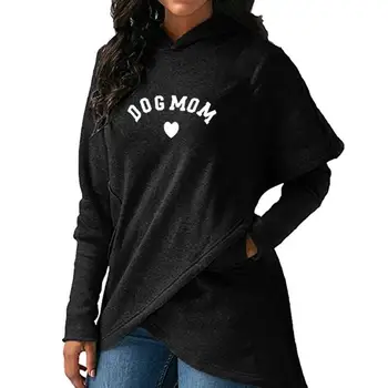 

2018 New Fashion Print Sweatshirts Casual Long Sleeve Hoodies Women Tops Pattern Cotton Frauen Pockets Autumn