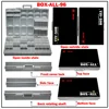 AideTek resistor capacitor Organizer Craft Beads Storage box kit enclosure SMD SMT parts organizer surface mount toolboxBOXALL96 2