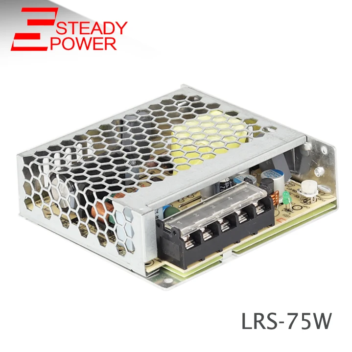 

LED transformer LRS-75w high quality switching power supply 75W 24V 3A / 12v 6a psu for CCTV CAMERA