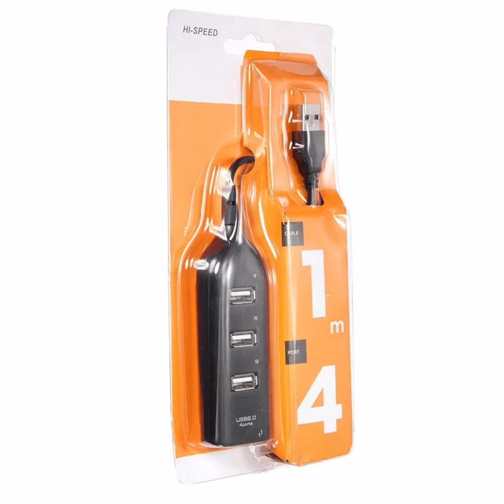 Высокая скорость 4 порта USB 2 0 концентратор порт портативный OTG usb хаб для планшета