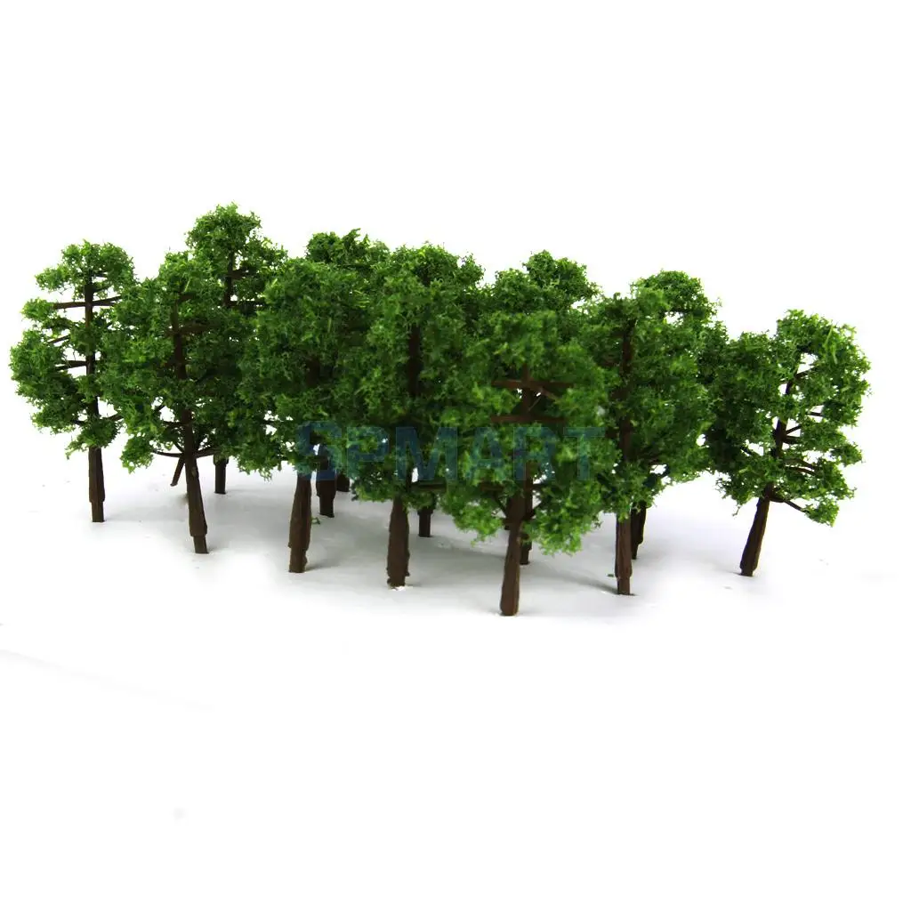 40x зеленое дерево макет модели 7 см 8 для 1/150 RR Diorama архитектурный пейзаж|Наборы