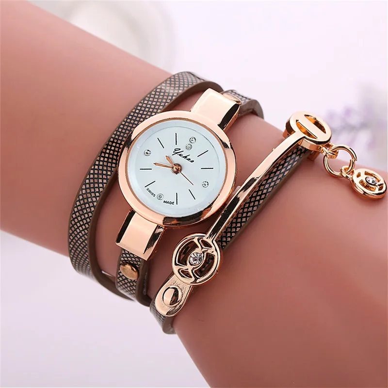 Роскошные женские часы, женские часы из розового золота, женские часы-браслет, наручные часы relogio feminino reloj mujer, Прямая поставка