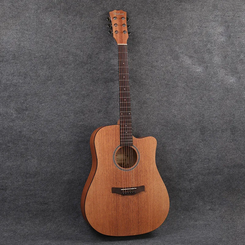

41 inch guitars Mahogany Acoustic Guitar Rosewood Fingerboard guitarra with guitar strings