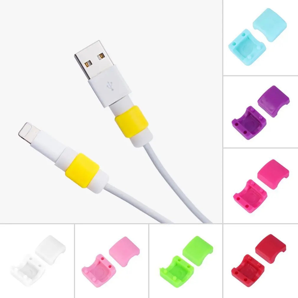

New Plastic Unique Phones USB Cable Clip Earphones Cover Hot USB Charger Cable Saver Protector for Apple iPhone 5 5s 6 Plus