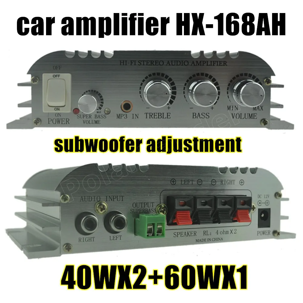 40Wx2+ 60WX1 2,1 канальный 12 В Мини авто стерео усилитель Динамик Вход для CD MP3 Car Audio сабвуфер Новое поступление Hi-Fi