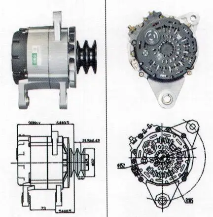 

28V 70A ALTERNATOR JFZ2978Y5 G56063701100 FOR YC6A YC6J
