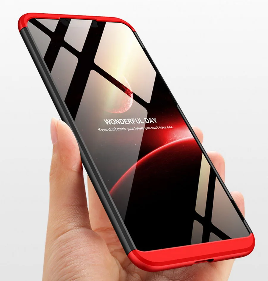 

3-in-1 full Protective Case For Huawei Honor 8c Case Full Body case Back Cover For Huawei honor 8C Hard Case Honor8c