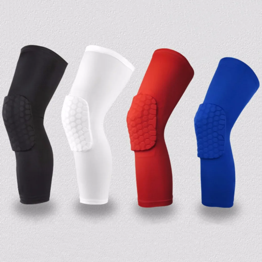Prix pour 2 pc Chaussettes Honeycomb Sport Sécurité Basket Genouillères Rembourré Genou Brace Manches Protecteur Genouillère De Sport Livraison gratuite Prix pour 2 pc Chaussettes Honeycomb Sport Sécurité Basket Genouillères Rembourré Genou Brace Manches Protecteur Genouillère De Sport Livraison gratuite