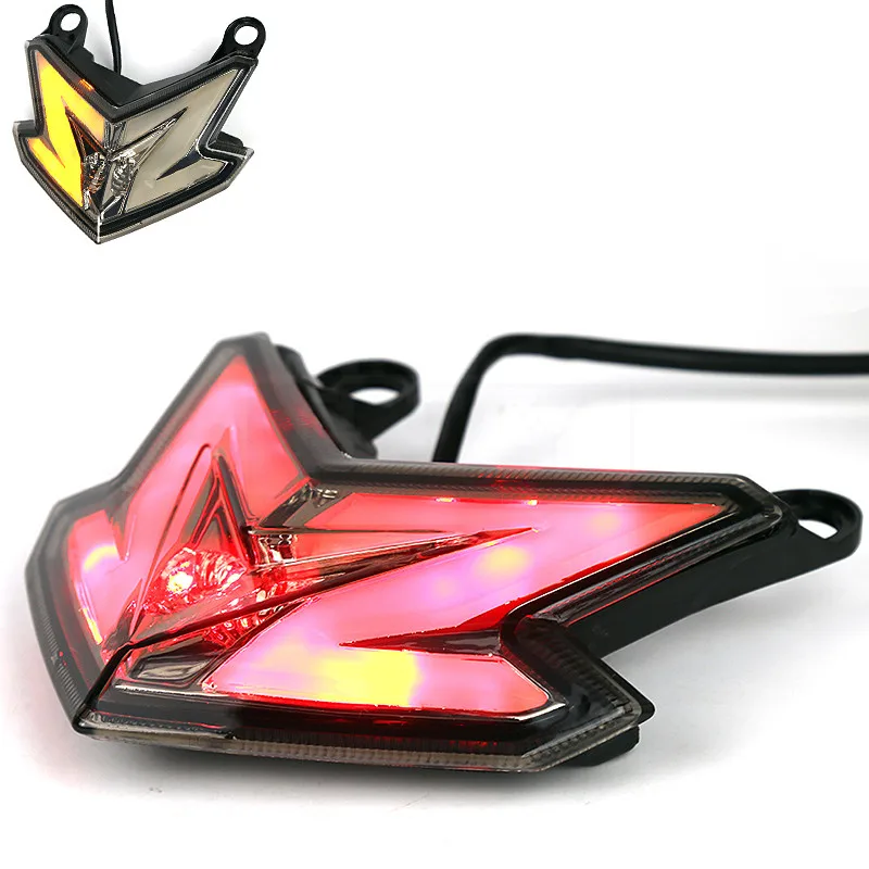 Brake Turn Signals Blinking Motorcycle Brake Lighting Rear Tail